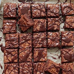 Chewy Chocolate Brownie Traybake