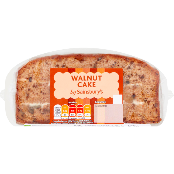 Sainsburys Walnut Cake