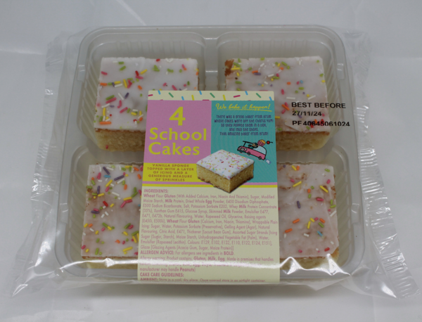 Perfection Foods Cake-Supplier, partner with Morrisons supermarket for the new school cake range.