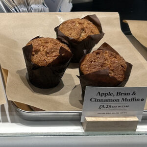 PURE COFFEE - Healthy Apple, Bran & Cinnamon Muffin