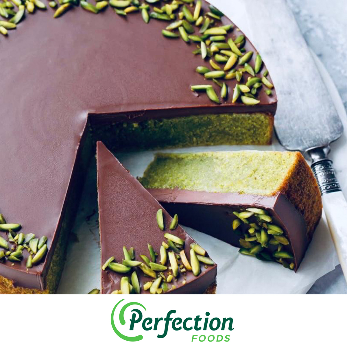 Dubai Chocolate Cake with Pistachio